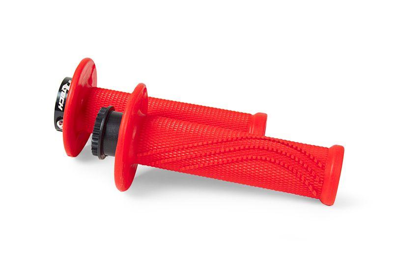 Rtech Plastics Rtech Lock on Grip Set Beta, Wave Grip Neon Red, R-mprrfbeta20