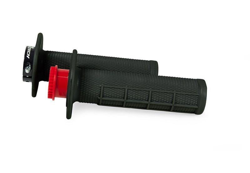 Rtech Plastics Rtech Lock on Grip Set Beta, Half Waffle Grip Black, R-mprnrbeta21