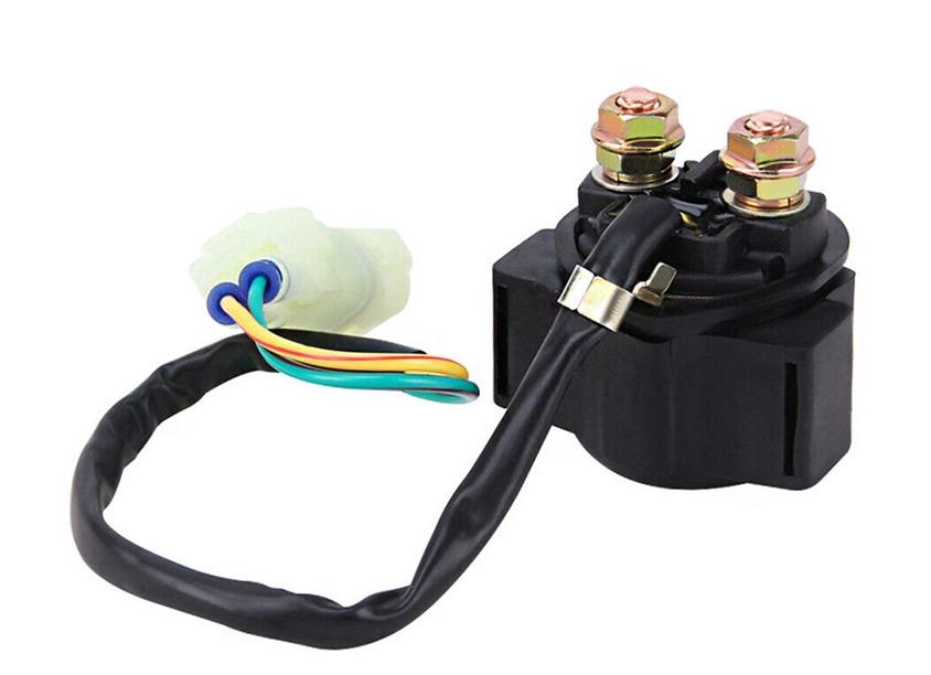 Dirt Racing Solenoid Relay Starter + Rubber 2005-2021 Honda ATV Fourtrax TRX250 240-54073 35850-hm8-b00