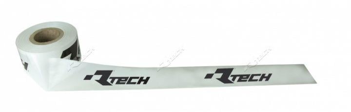 Rtech Plastics Track Marker Tape 120 Mt - 1 Kg White + Black, Track Tape White & Black Rtech Logo