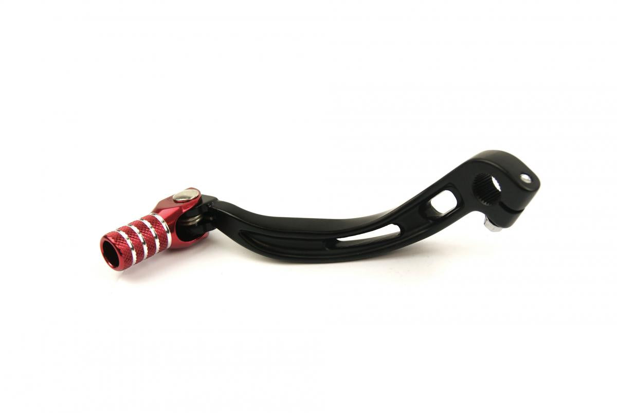 Rtech Plastics Gear Lever Aluminium. Black / Red, Beta RR250/300 2013-22, Rtech R-levc00bet00