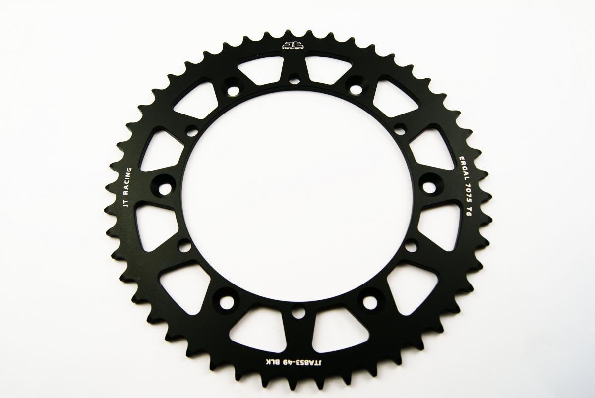 JT Rear Sprocket Alloy Black, JTA853.49blk 7075-t6 Aluminium