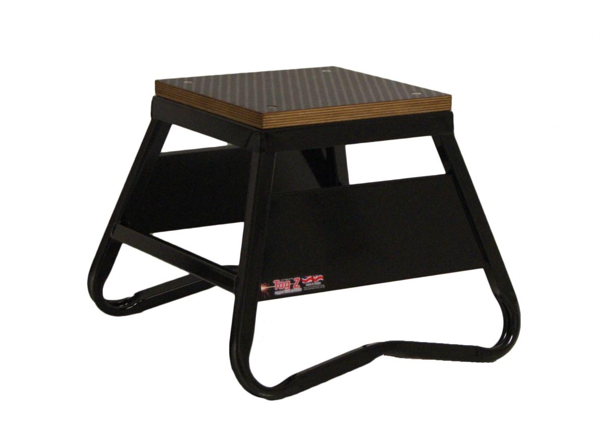 Tag-z Heavy Duty Steel Box Stand MX, Still Like New with Light Marks, Black