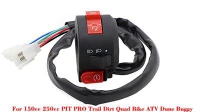FIR High Low Lighting + Start Stop Kill Switch Lh Controls Polaris Can-am Yamaha Suzuki Honda Kawasaki