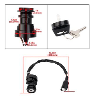 Bronco Ignition Switch Kit 02-21 Kawasaki Kvf/kvx 650-750, Oem Spec Replacement