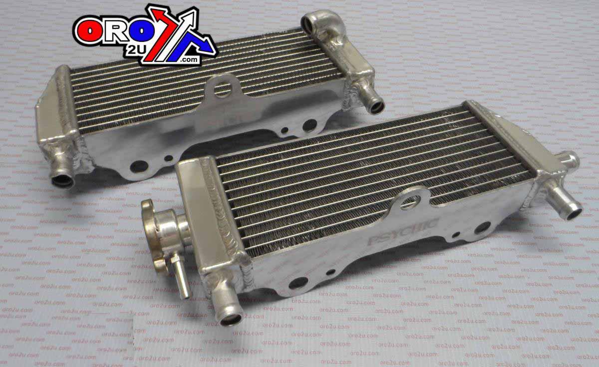 Dirt Racing Radiator YZ250 97-01 Set Std, 4sr-1240a-00-00 4sr-1240a-10-00 4sr-12461-00-00 4sr-12461-10-00, Xd-10032