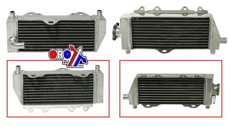 Dirt Racing Radiator YZ250 02-24 Set Std, 5nx-12461-00-00, 5um-12461-e0-00, 5nx-1240a-00-00, 5um-1240a-e0-00, Xd-10033