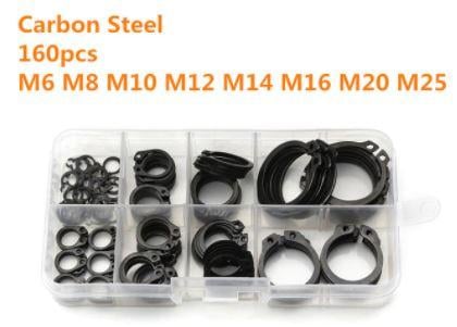 FIR Box External Circlips 160pcs 6-25mm