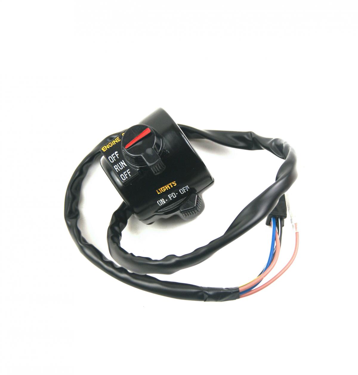 FIR Handlebar Switch Right Kawasaki1975-77 KH250 1972-75 Mach I 1972-75 Mach Ii 1975-78 KH40, 46132-025, MC-01a08