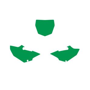 Blackbird Graphics Yamaha YZ125/250 2022 Pre Cuts, Blackbird 3231/30 Green, Number Board Backgrounds