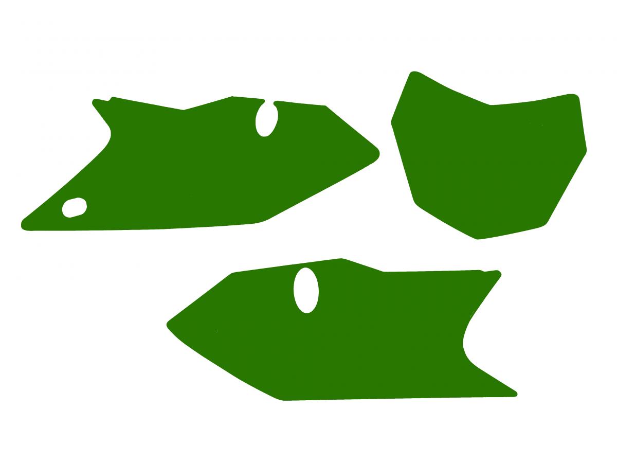 Blackbird Graphics Fantic Xxf 2022-2025 Pre Cuts, Blackbird 3f03/30 Green, Number Board Backgrounds