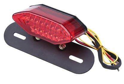 Dirt Racing Led Tail Light and Bracket Universal Harley Cafe Racer
