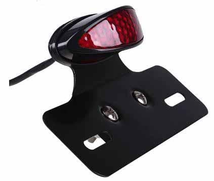 Dirt Racing Led Tail Light and Bracket