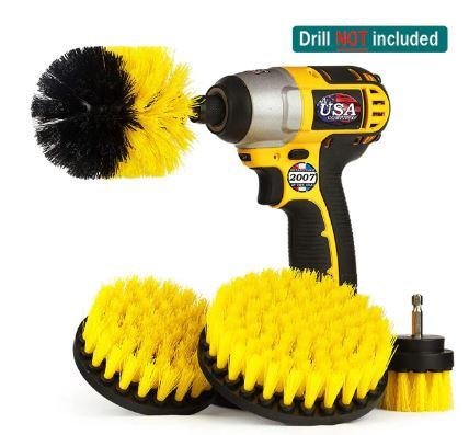FIR Heavy Duty Brush Cleaning Set with Drill Attachment