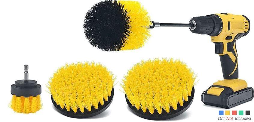 FIR 4pcs Round Brush Set Extention Attachment