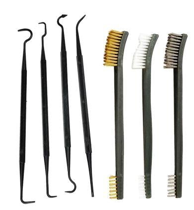 FIR 7 Pcs Detailing Cleaning Wire Brush & Nylon Pick Kit