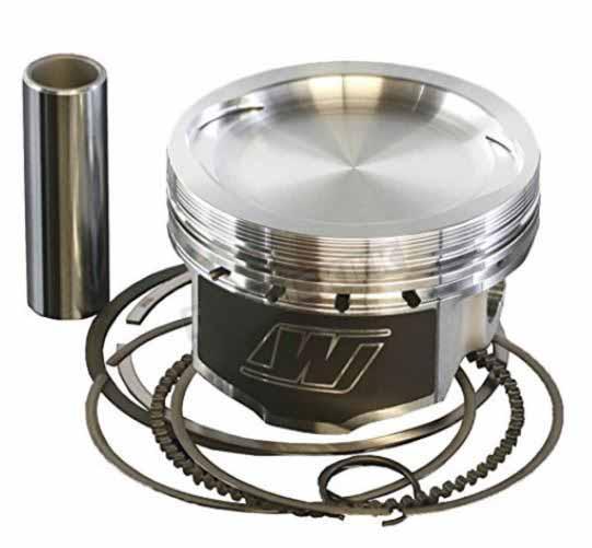 Wiseco Piston Kit 76.00 CR 9.5:1 YFM250RX 08-13, XT250 13-19, Wiseco 40078m07600 Yamaha ATV
