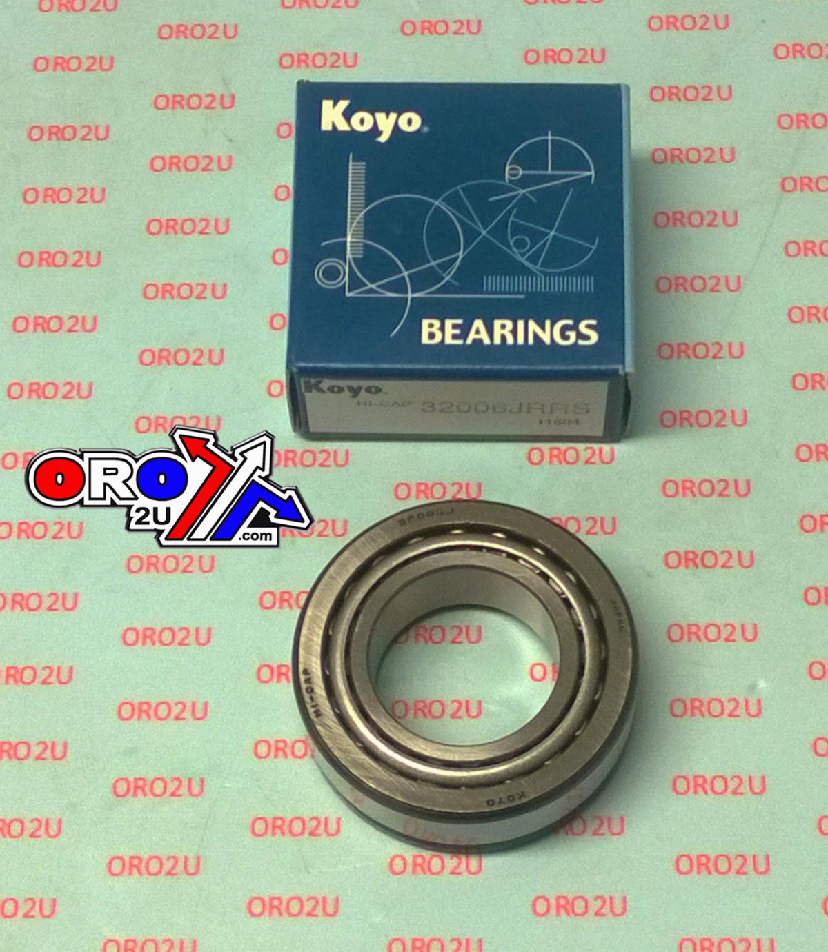 Koyo Bearings Bearing Taper 30x55x17 Rs Seal, BEA129, 93332-00008-00 Koyo