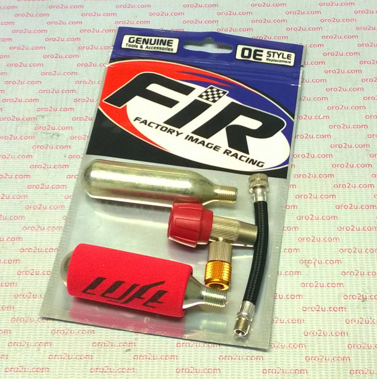 FIR Emergency Co2 Tyre Inflation Kit with Adapter Valve