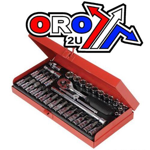 Toolstream Socket Set 38pce. 1/4 Drive 633493