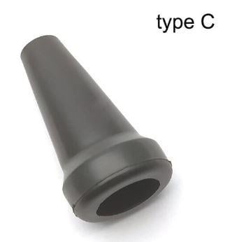 FIR Adjuster Lever Cover Type C Black [each]