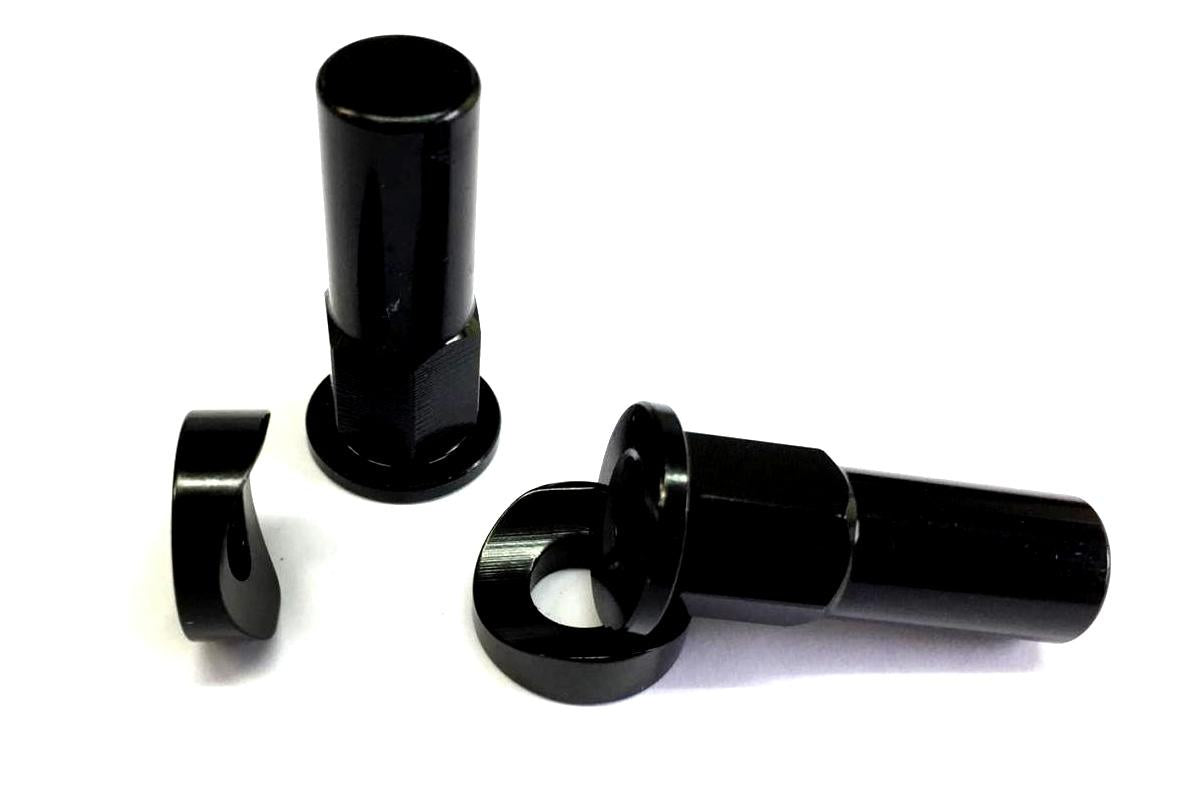 FIR Rim Lock Nut & Spacer Blk