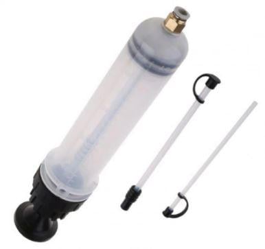 FIR Oil Fluid Filler or Extractor Manual Syringe Replacement Aprox 300mm Overall Length