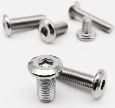 Dirt Racing M6x25 304 Stainless Steel Large Flat Head