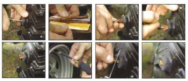 Dirt Racing Tyre Repair Kit with Co2