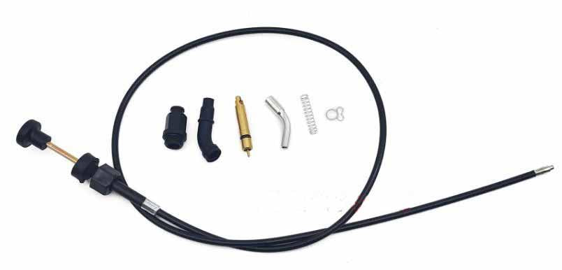 Dirt Racing Choke Cable & Plunger Rebuild Kit, Honda 88-00 TRX300FW Fourtrax