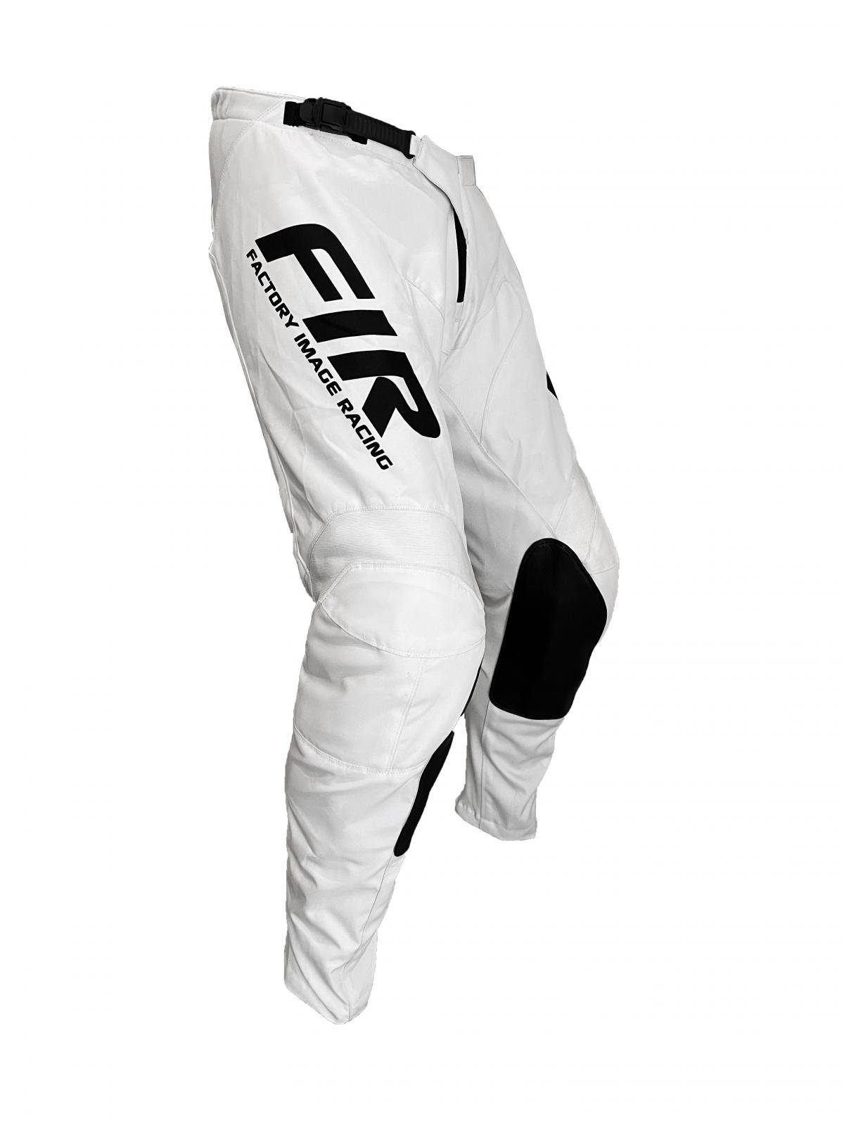 FIR Contour White/black Pants 36, MX Race Wear, Enduro Gear