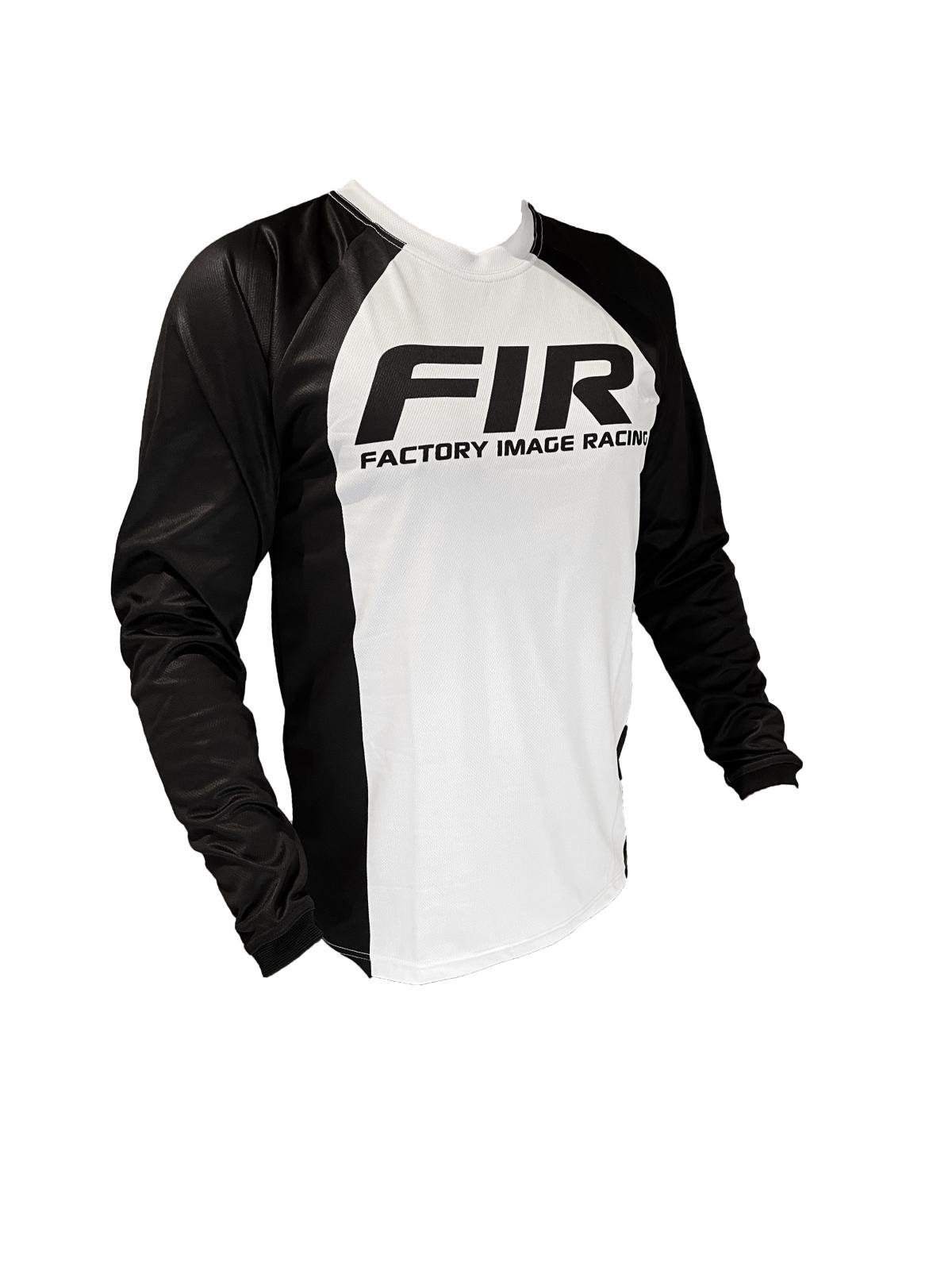 FIR CONTOUR WHITE/BLACK JERSEY L, MX RACE WEAR, ENDURO GEAR