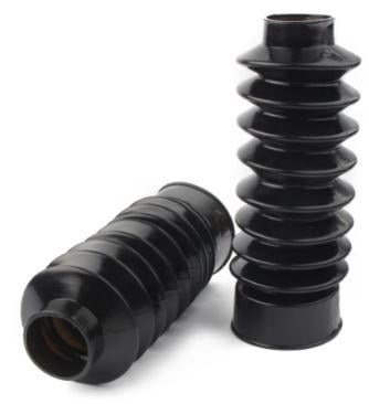 Dirt Racing Fork Gaitor Boots 8 Wave 220mm X 41mm Harley Fxst Fxdwg & Fxwg