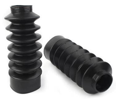 Dirt Racing Fork Gaitor Boots 6 Wave 185x39mm Harley Fxd and Xl Sportster, Harley Sportster XL883 1200 Harley Fxd Xl Sportster, Replacement for: Harley-davidson
