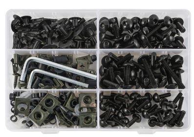 Dirt Racing Fairing Bolt Kit 253pcs. Black Aprilia, Rsv Tuono 1000 1000r Mille Rsv4 Rs 50 125 250 Pegaso for Bmw S1000r S1000rr Hp4