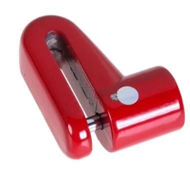 Dirt Racing Motorcycle Anti-theft Brake Rotor Disc Lock Small Red