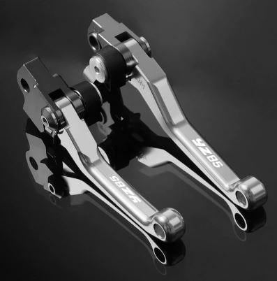 FIR Flexi Clutch & Brake Lever YZ85 15-22, Yamaha Cnc Billet Foldable Pivot 1ss-83912-00-00 5mv-83922-00-00