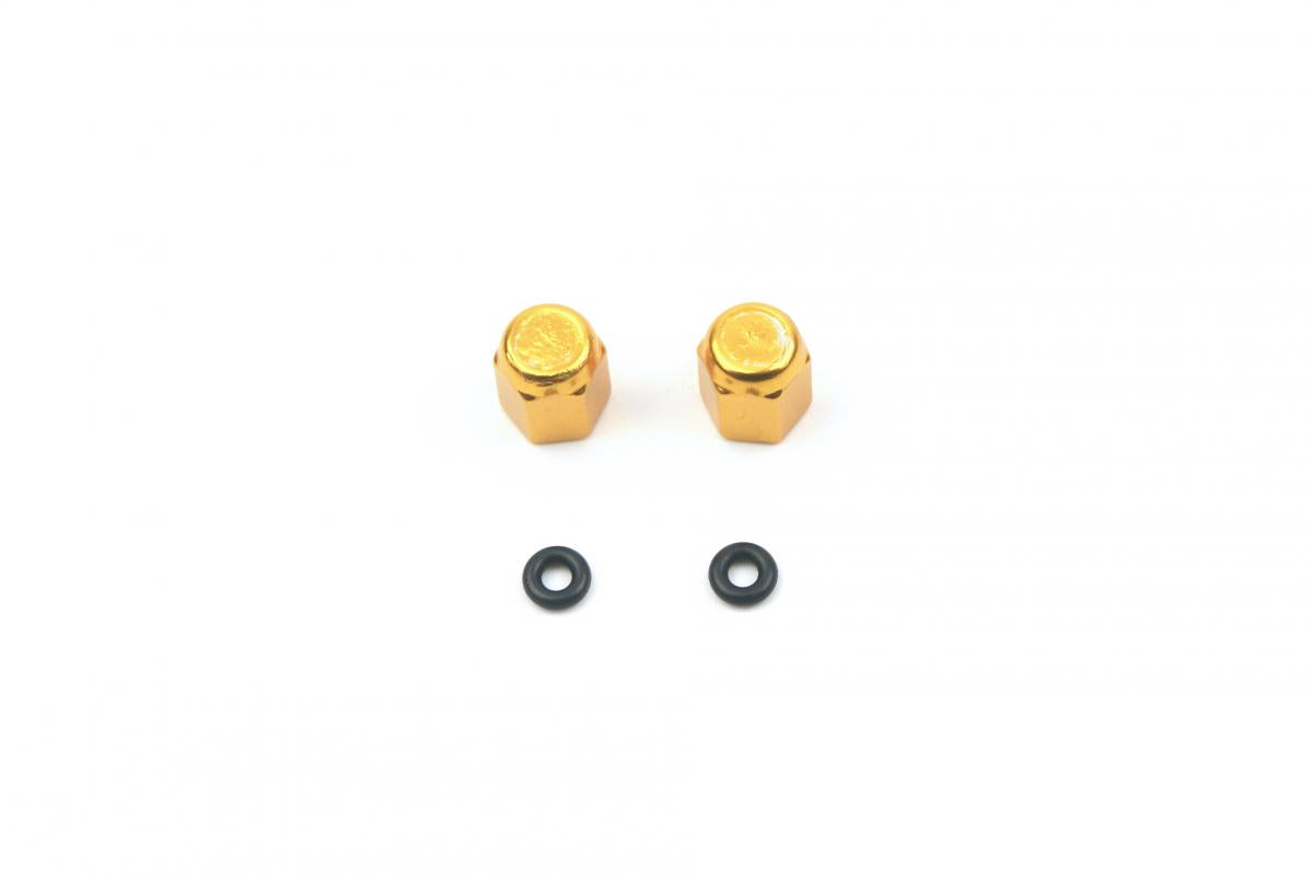 FIR Alloy Valve Cap Set Gold