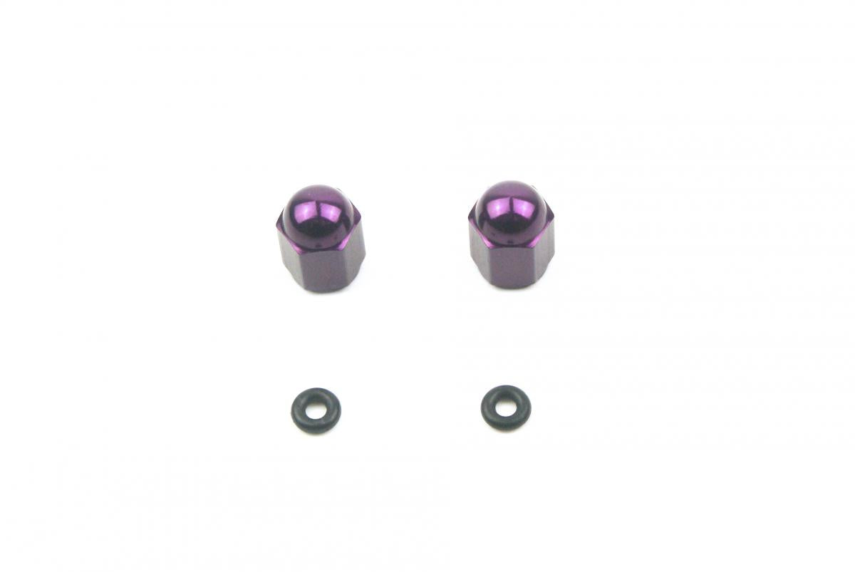 FIR Alloy Valve Cap Set Purple