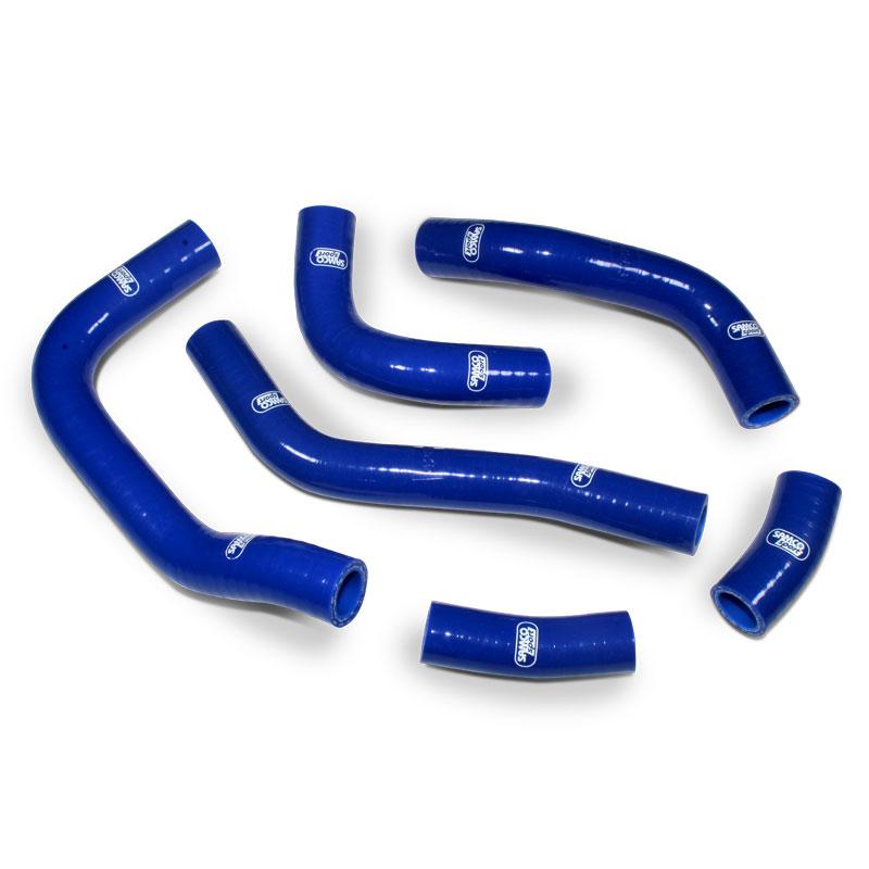 Samco Sport Coolant Hose 6 Piece Kit Blue 13-14 Honda 450 CRF R Oem Design Samco Sport Hon-84-bu