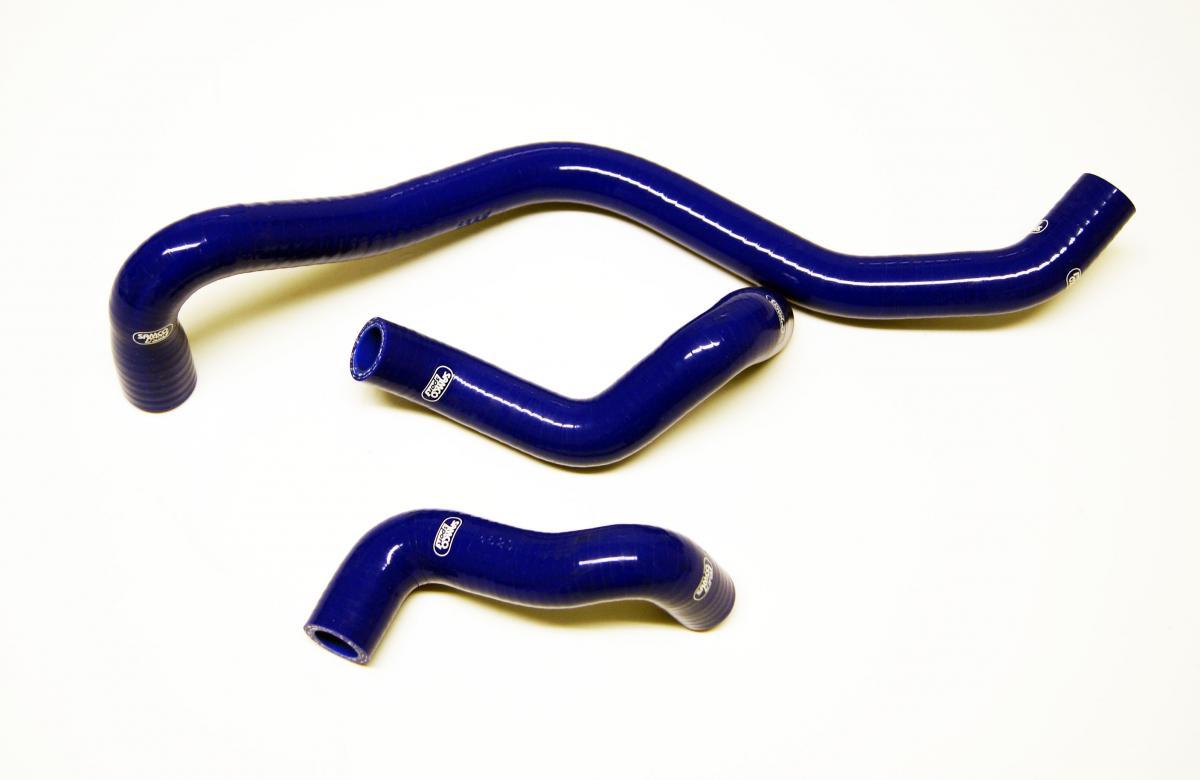 Samco Sport Coolant Hose 3 Piece Kit Blue 13-14 Husqvarna Tr 650 Samco Sport Hus-23-bu