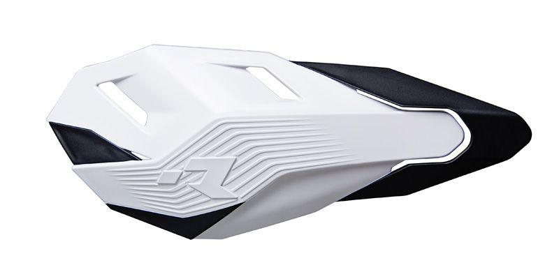 Rtech Plastics Hp3 Handguard with Fitting Kit White/black, Rtech R-hp3endbnnr0