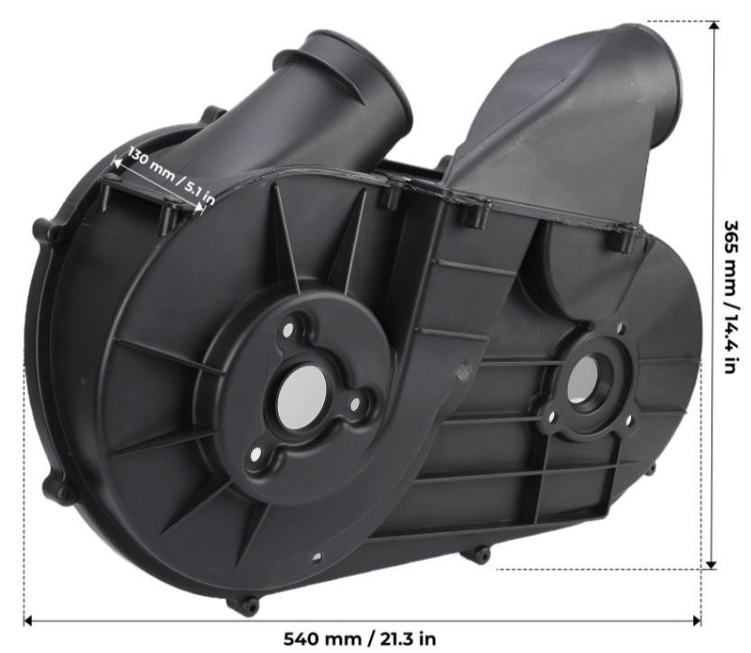 Dirt Racing Polaris Cvt Belt Clutch Cover Back Plate RZR General Ranger, 2635158 2635822, 2635158, 2634229