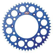Renthal Rear Sprocket Alloy Renthal, Ultralite 441u-428-46gpbu Blue, 441u-428-46gpbu
