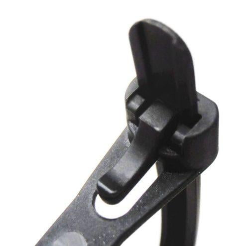 FIR Reusable Nylon Cable Zip Ties Black, 370mm X 7.6mm - Pack of 100