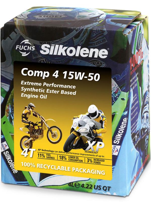 Silkolene Oil 4lt Comp 4 15/50wt Silkolene, 602013538,