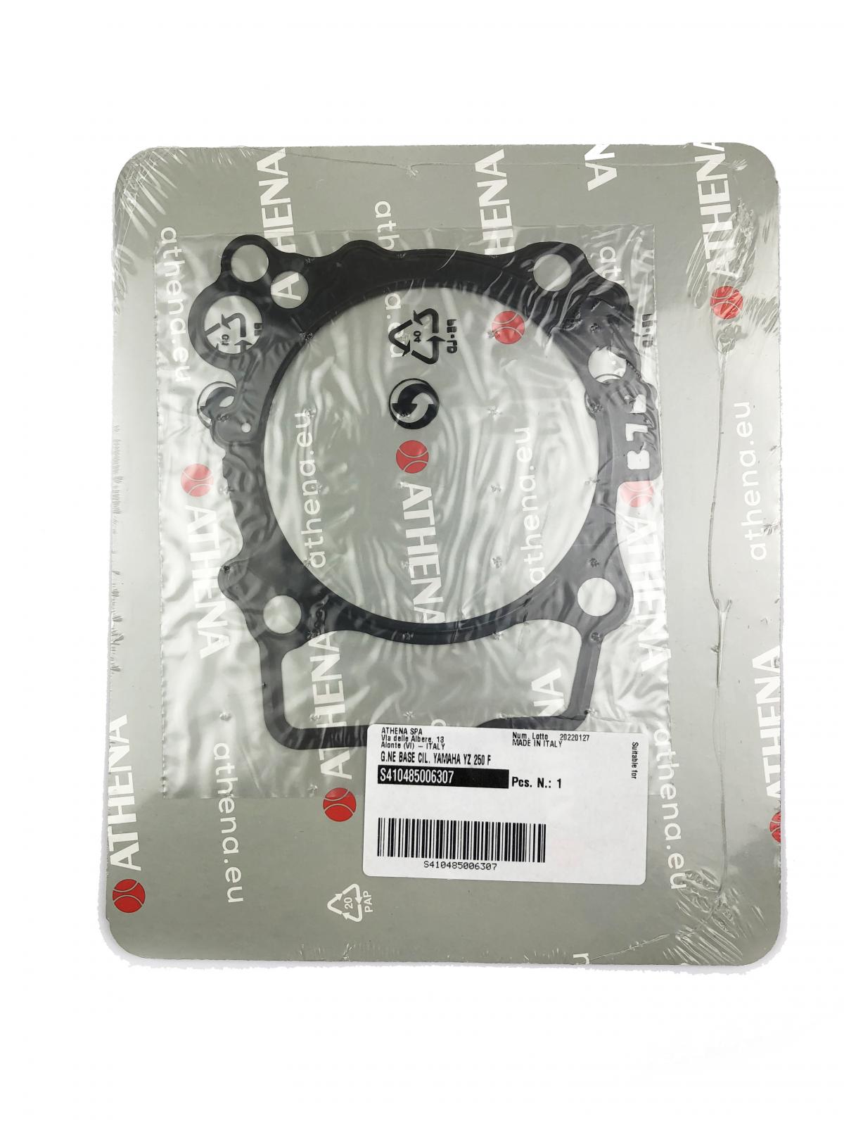 Athena Cylinder Base Gasket Yamaha YZ250F 19-25, S410485006307 Fantic