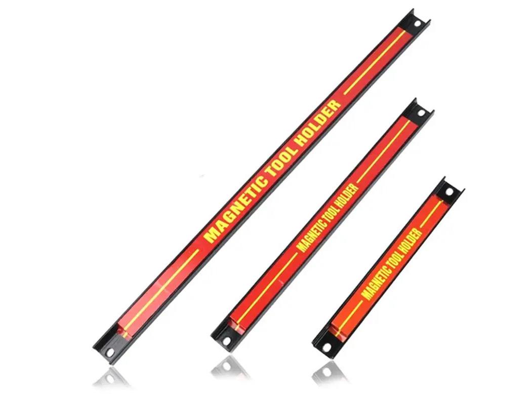 Dirt Racing 3-piece Magnetic Tool Holder Bar Set 200mm 300mm 460mm Wall Mounted Steel Rack