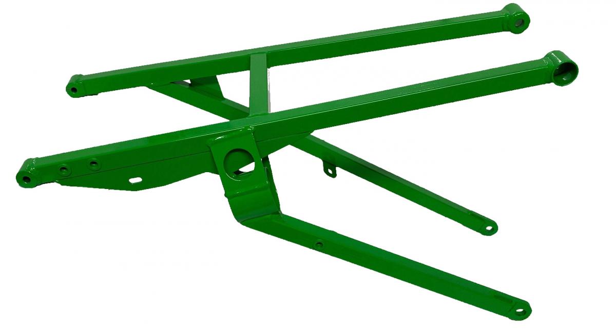 Tag-z Subframe Rear Kawasaki KX500, 1989>2004 Steel Sub Frame Green, 32160-1807 32160-1170 32160-1031