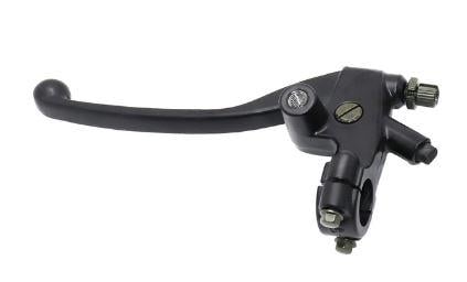 FIR Left Clutch Lever Honda, Black with Mirror Mounting M10, CB400 CB600 VFR400 Cb-1 Hornet 250